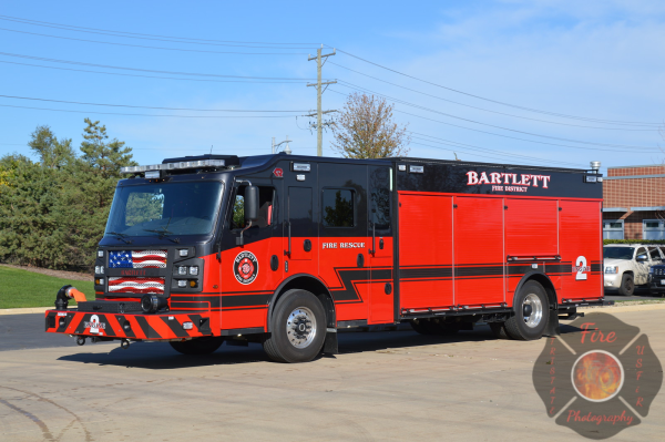 New Rosenbauer Commander fire engine in Bartlett, IL
