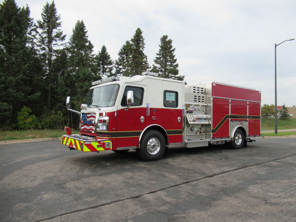 new Rosenbauer fire engine for the Lemont FPD in Illinois
