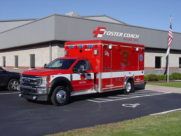 New Horton Type 1 ambulance for the Bloomington FD