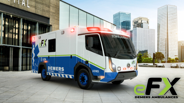 Demers Ambulances and Lion Electric Launch All-Electric Ambulance