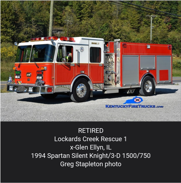 1994 Spartan Silent Knight - 3D fire engine formerly owned by the Glen Ellyn FD in Illinois