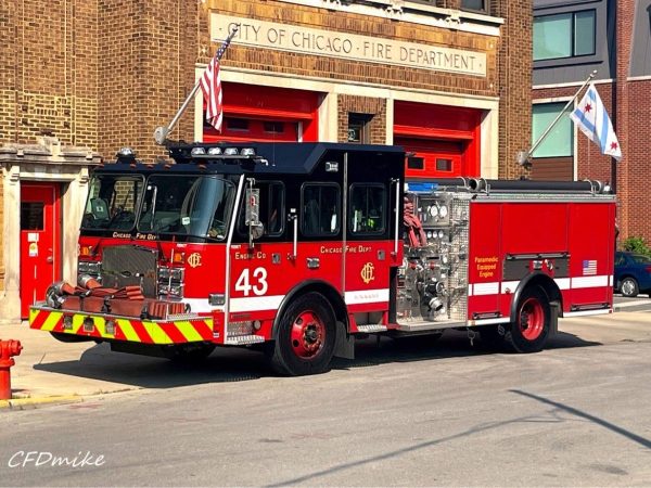 E-ONE fire engine in Chicago