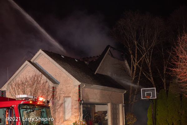 house fire at 21469 N Meadowlark Drive in Kildeer IL