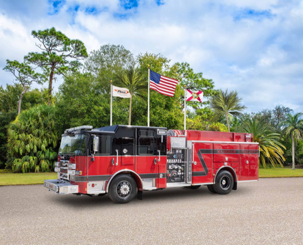 New Pierce Saber fire engine for the Markham FD in Illinois