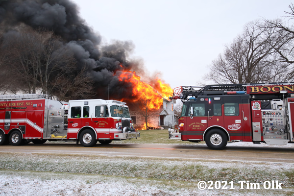 Boone County Fire District 2 tender and quint