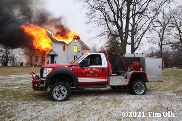 Boone County Fire District 2 brush truck
