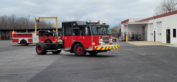 new Chicago fire engine at factory