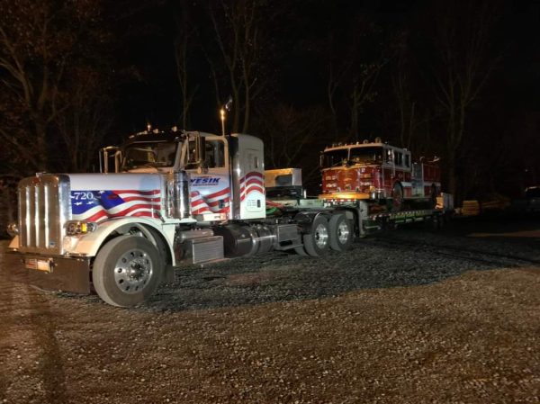 In light of the devastation from the tornado in Mayfield/Graves County Kentucky, Penn Forest Volunteer Fire Company #2 decided to donate the rig to the Mayfield/Graves County Fire and Rescue Squad whose firehouse was destroyed along with several pieces of apparatus.