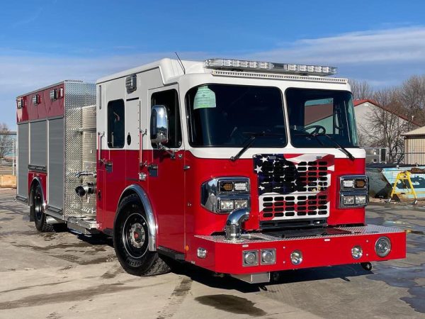 New Spartan fire engine for the South Chicago Heights FD 