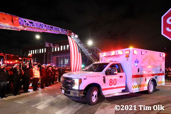 Procession for the body of Chicago Firefighter/EMT MaShawn Plummer of Engine 94