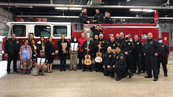 Rosemont Public Safety Department donates fire engine to Michoacan, Mexico