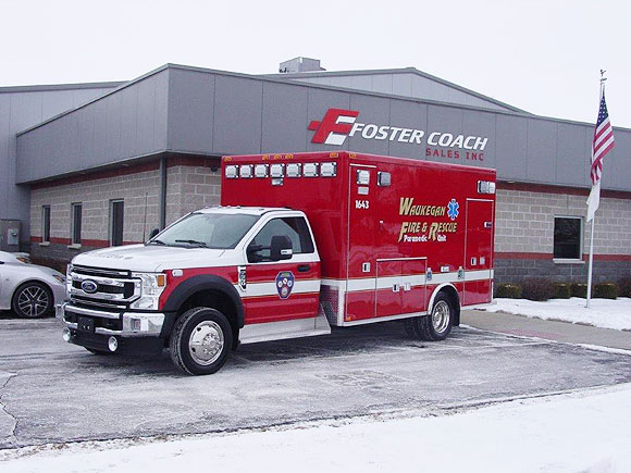 new Horton ambulance for the Waukegan Fire Department