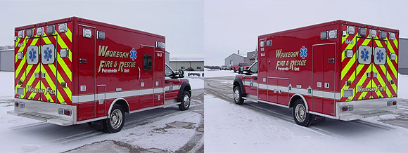 new Horton ambulance for the Waukegan Fire Department