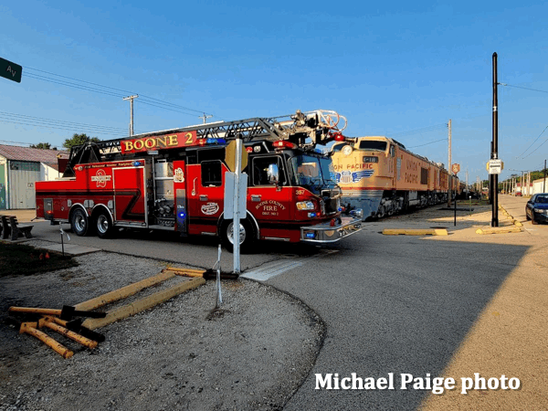 #chicagoareafire.com; #MichaelPaige; #BooneCountyFPD; #firetruck; #IllinoisRailwayMuseum;