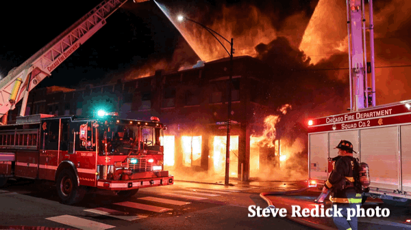 #chicagoareafire.com; #fire; #flames; #SteveRedick; #ChicagoFD; #FireTruck; 