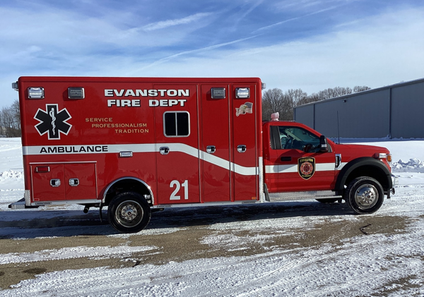 #chicagoareafire.com; #EvanstonFD; #ambulance; #Horton; #Ford;