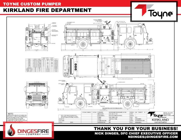 #chicagoareafire.com; #KirklandFPD; #FireTruck; #Toyne; #drawing;