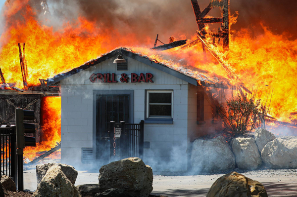 #chicagoareafire.com; #fire; #flames; #barn; #WoodstockFire/RescueDistrict;
