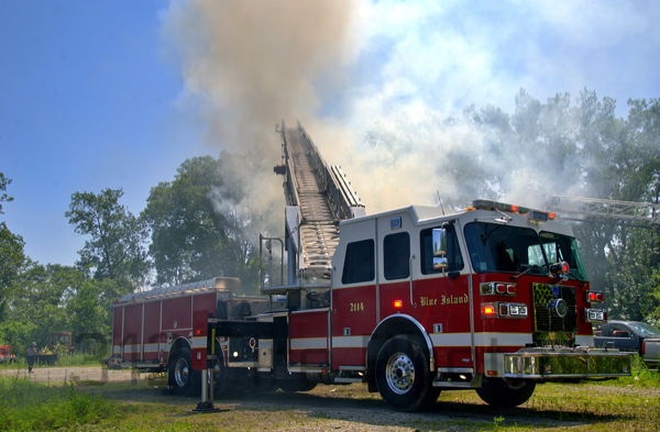 #chicagoareafire.com; #DennisMcGuireJr; #firetruck; #BlueIslandFD;