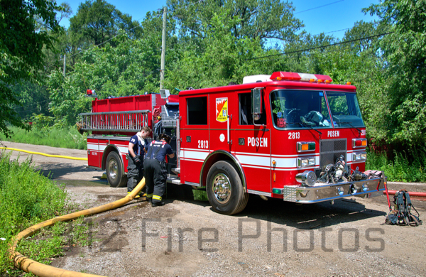 #chicagoareafire.com; #DennisMcGuireJr; #firetruck; #PosenFD;