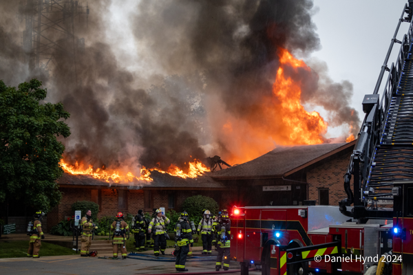 #chicagoareafire.com; #DanielHynd; #Firetruck; #flames; #fire; #church; #DownersGroveFD; 