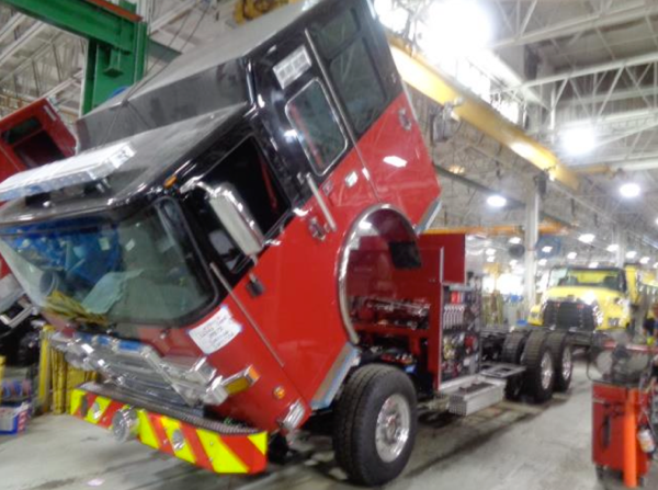 #chicagoareafire.com; #Pierce; #FireTruck; #beingbuilt; #LongGroveFPD;