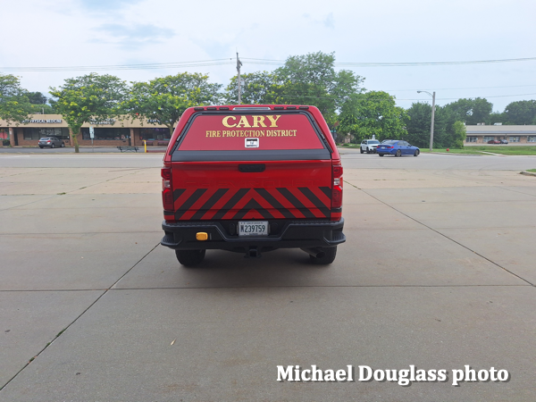 #chicagoareafire.com; #Chevy; #Silverado; #CaryFPD;