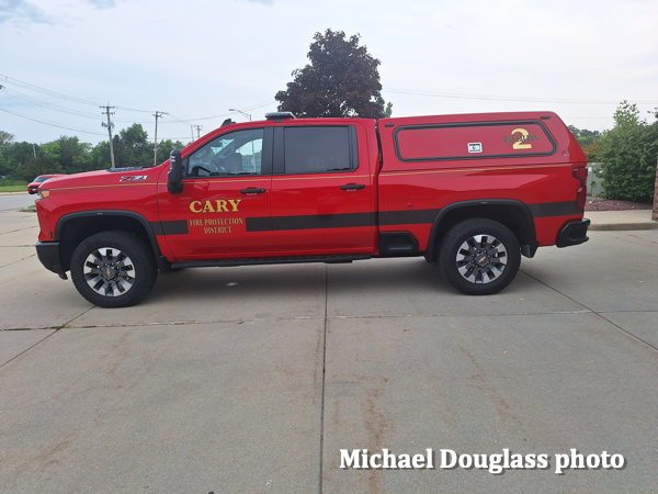 #chicagoareafire.com; #Chevy; #Silverado; #CaryFPD;