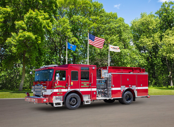 #chicagoareafire.com; #MilwaukeeFD; #FireTruck; #Pierce; #Enforcer;