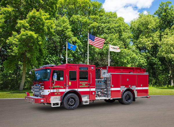 #chicagoareafire.com; #MilwaukeeFD; #FireTruck; #Pierce; #Enforcer;