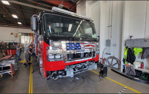 #chicagoareafire.com; #BurbankFD; #rosenbaueramerica; #FireTruck; #beingbuilt; #Commander; #chassis;