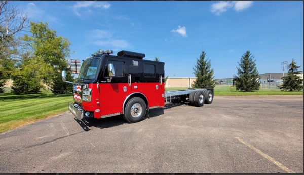 #chicagoareafire.com; #DekalbFD; #rosenbaueramerica; #FireTruck; #beingbuilt; #Commander; #chassis;