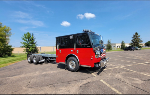 #chicagoareafire.com; #DekalbFD; #rosenbaueramerica; #FireTruck; #beingbuilt; #Commander; #chassis;