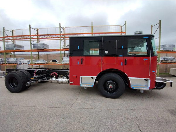 #chicagoareafire.com; #Pierce; #FireTruck; #Enforcer; #beingbuilt; #LockportTownshipFPD;