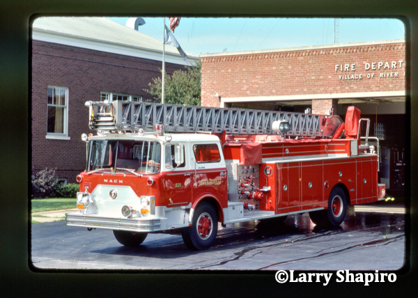 #chicagoareafire.com; #larryshapiro; #larryshapiro.tumblr.com; #larryshapiroblog.com; #shapirophotography.net; #TBT; #FireTruck; #vintage; #classic; #MackCF; #RiverForestFD; #Pirsch;