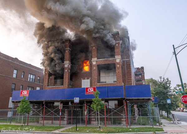 #chicagoareafire.com; #ChicagoFD; #fire; #2-11; #EricHaak; #smoke; #flames;