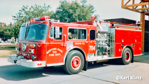 #chicagoareafire.com; #TBT; #KarlKlotz; #Pierce; #Seagrave; #FireTruck; #BedfordParkFD; 