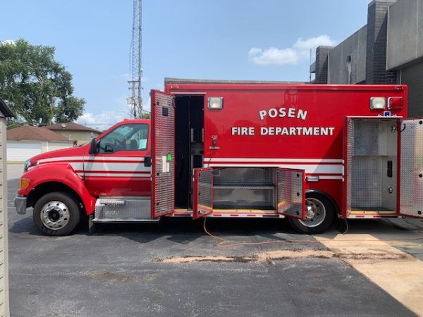 #chicagoareafire.com; #ambulance; #forsale; #PosenFD; #Ford; #F650; #Medtec; 