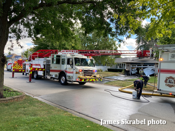 #chicagoareafire.com; #JamesSkrabel; #PlainfieldFPD; #Pierce; #FireTruck; #firescene;