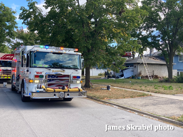 #chicagoareafire.com; #JamesSkrabel; #PlainfieldFPD; #Pierce; #FireTruck; #firescene;