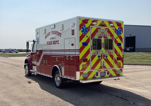 #chicagoareafire.com; #ambulance; #MountProspectFD; #Horton; #Freightliner; #M2;