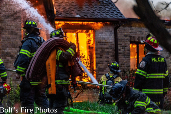 #chicagoareafire.com; #JimmyBolf; #LakeZurichFD; #housefire; #firefighters; #flames;