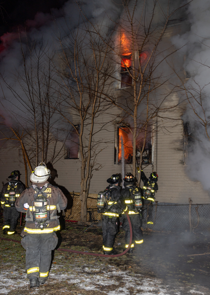 #chicagoareafire.com; #EricHaak; #ChicagoFD; #firescene; #night; #firefighters; #smoke;