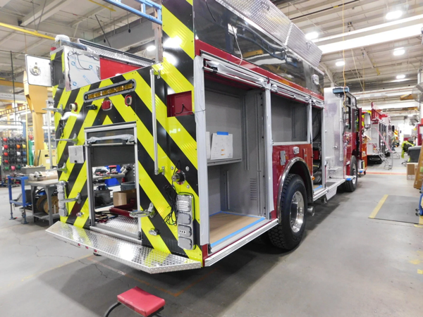 #chicagoareafire.com; #FireTruck; #beingbuilt; #Pierce; #CountrysideFPD;