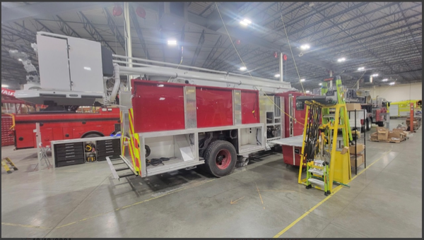 #chicagoareafire.com; #RomeovilleFD; #rosenbaueramerica; #FireTruck; #beingbuilt; #Commander; #ACP55;