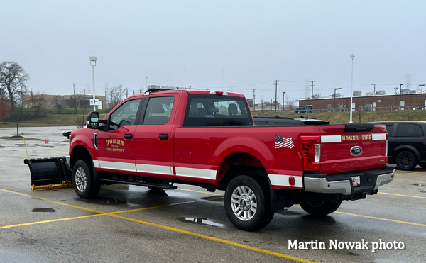 #chicagoareafire.com; #MartinNowak; #HomerTownshipFD; #pickup; #plow; #Ford; 