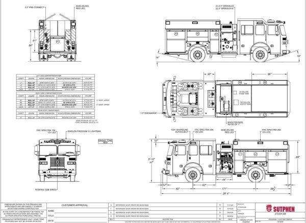 #chicagoareafire.com; #Sutphen; #FireTruck; #CiceroFD; #drawing; #pumper;