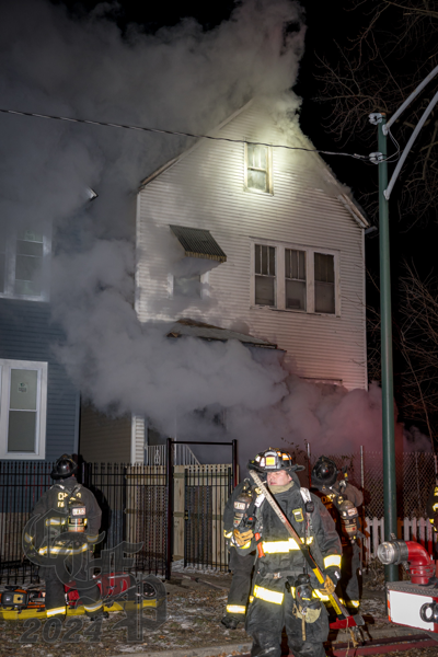 #chicagoareafire.com; #Chi-TownFirePhotos; #ChicagoFD; #firescene; #night; #firefighters; #smoke; 