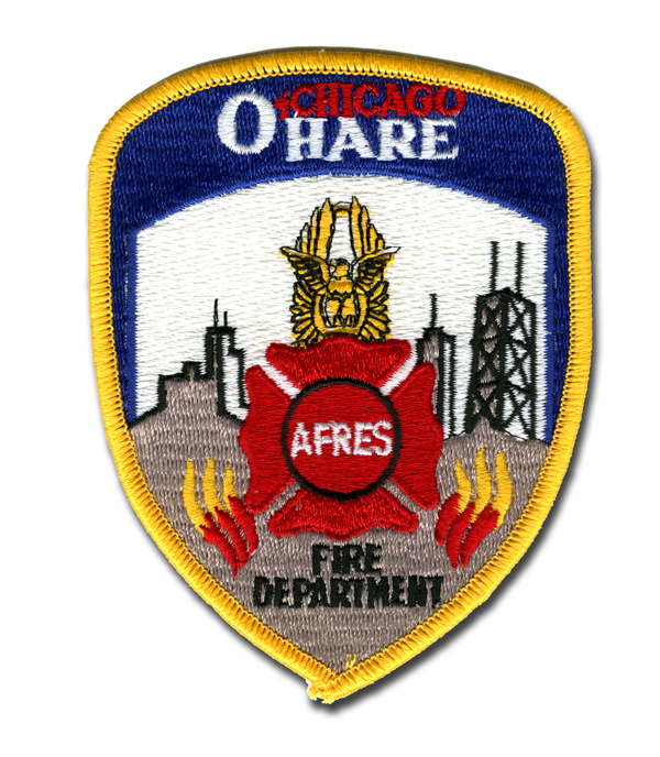 Chicago FD ARFF Rescue patch at O'Hare Airport
