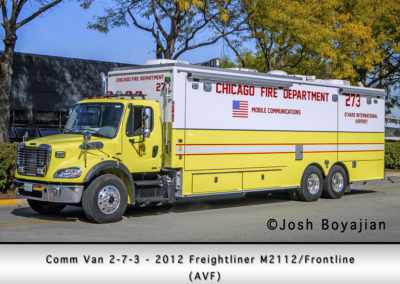 Chicago FD Comm Van 2-7-3 at O'Hare Airport